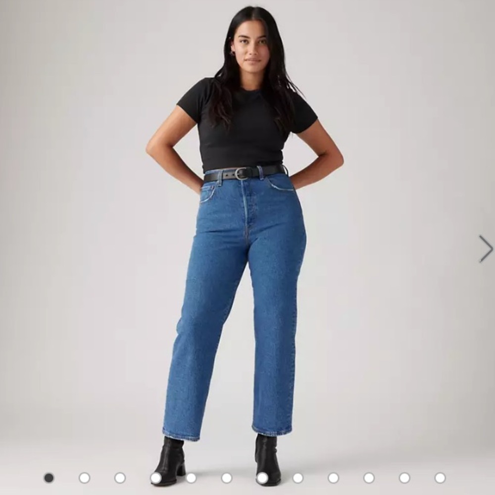Levi's Women's Straight Leg Jeans in Classic Blue